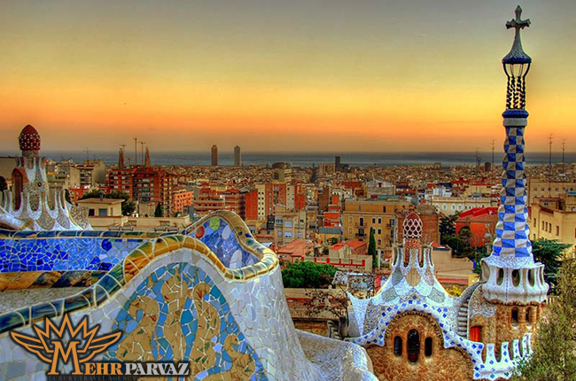 بارسلون زيبا ترين شهر اسپانيا 