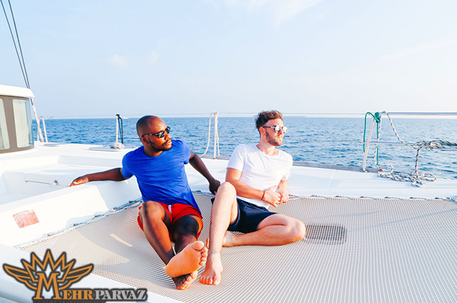 قایق های تفریحی مالدیو و گردشگران