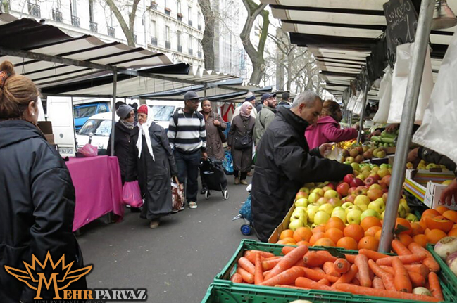 بازار لو مارشه دو بلویل در پاریس