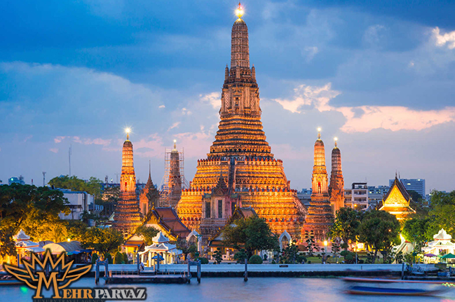 شهر بانکوک تایلند و معبد معروف آن