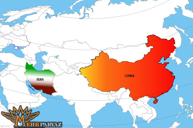 فاصله ایران تا چین