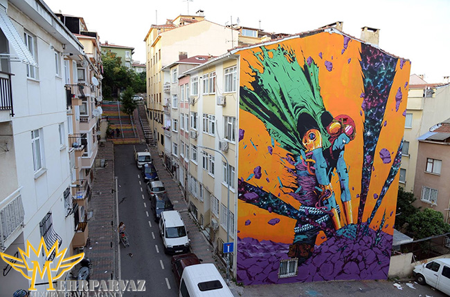 هنرهای خیابانی استانبول،مهرپرواز