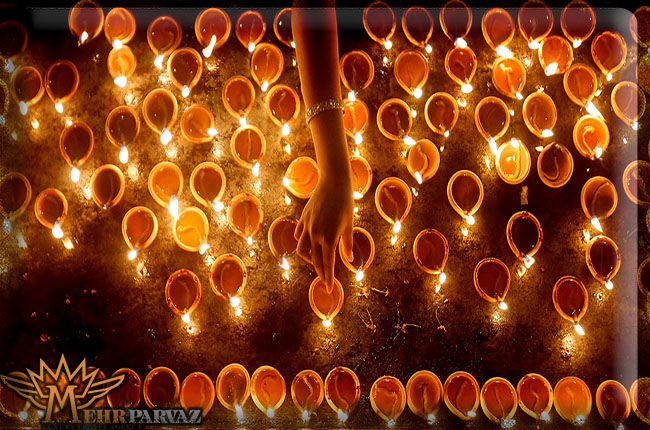 جشن دیوالی در هند 