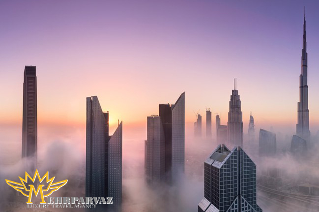 تماشای دبی و آسمان خراش هایش را در روزهای مه آلود و رویایی از دست ندهید!